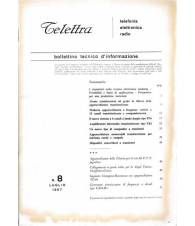 Telettra. Bollettino tecnico d'informazione. N. 8 - Lug. 1957