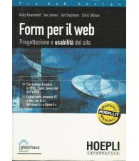 FORM PER IL WEB. Progettazione e usabilità del sito