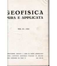 Geofisica pura e applicata (due volumi in uno: vol. III e IV)
