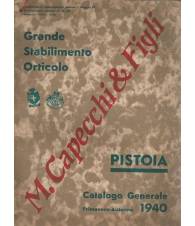 GRANDE STABILIMENTO ORTICOLO M. CAPECCHI E FIGLI - Catalogo generale 1940