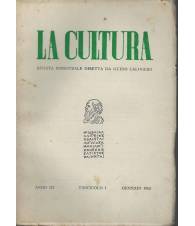 La cultura.Rivista bimestrale diretta da Guido Calogero.Anno III fasc.1 Gen.1965