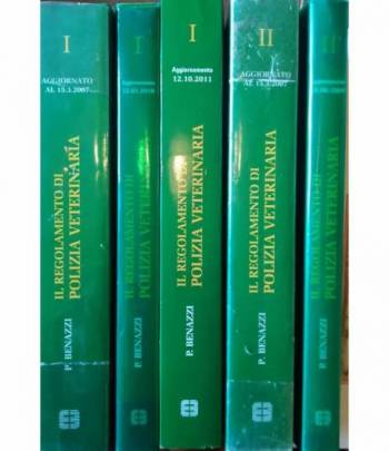 Il Regolamento di Polizia Veterinaria. (5 volumi). Vol. I e Vol. II del 2007. Aggiornamenti 2009, 2010, 2011.