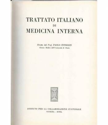 Trattato italiano di medicina interna. Malattie dell'apparato respiratorio. Malattie del mediasto e del diaframma