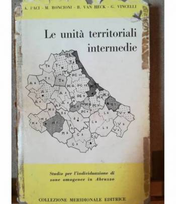 Le unità territoriali intermedie. Studio per l'individuazione di zone omogenee in Abruzzo.