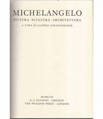 Michelangelo. Pittura,scultura,architettura