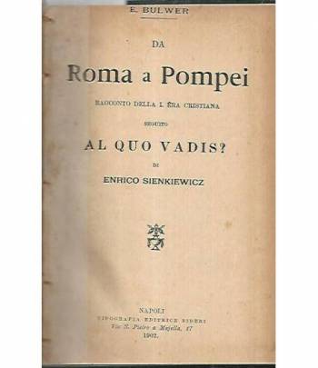 Da Roma a Pompei