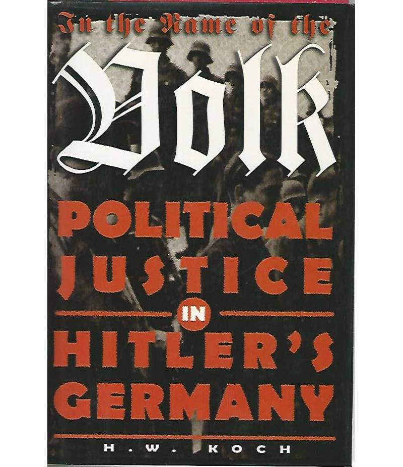 In the name of the Volk.Political justice in Hitler's Germany