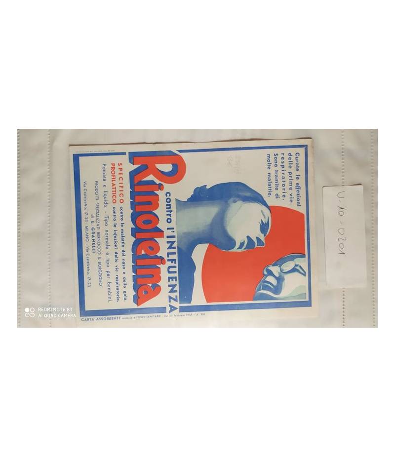 Manifestino pubblicitario 1940